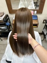 ミニム ヘアー(minim hair)&nbsp;【minim×miku】オリーブベージュ×水素トリートメント
