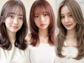 ALLON 【6/1 NEW OPEN（予定）】の写真/【名駅徒歩4分/レイヤーカット/似合わせ】韓国風レイヤーや顔周りカットで、あなたに似合う小顔スタイルへ