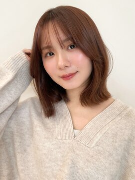 セイドット リー(Say. Ree) Say.ヘーゼルグレージュオリーブグレーくびれミディアムレイヤー
