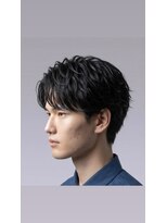 ウエストサイドカットクラブ(West Side Cut Club) フェザーショートブラックピンパーマ