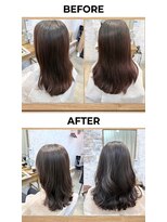 ヘアーズ シェトワ 上桂店(Hair's SHETOWA)&nbsp;大人キレイなセミロングレイヤーボブ
