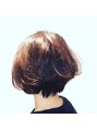 アウルヘアー(owl hair) ショートボブ!トップにボリュームが出て頭の形も良くみえます。