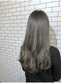 透明感シルバーグレー♪ケアブリーチWカラー