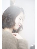 愛されボブ ＷＡＶＥ　【日暮里駅motena美容室】