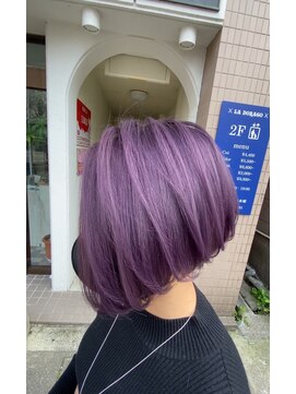 エルエードラゴ(LA DORAGO) 前下がりパープル☆