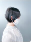 ふわっと可愛い丸みショート
