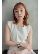 オースティン 門前仲町(AUSTIN)&nbsp;大人かわいい前髪セシルカットココアブラウンフリンジウェーブ