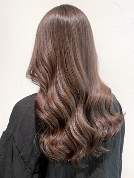 アイティーバイアルバム 下北沢店(IT by ALBUM) ラベンダーベージュ_アースカラーくびれヘアツートン_ba363731