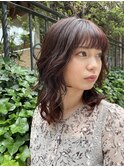 ピンク×イヤリングカラー/20代30代40代