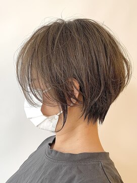 ヘアデザイン ファブロ(hair design FABRO.) ◎前髪なしショート/ショコラアッシュ/サイドバング◎