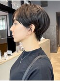 ダークショート_チェリーブラウンフェミニンロング_ba403191