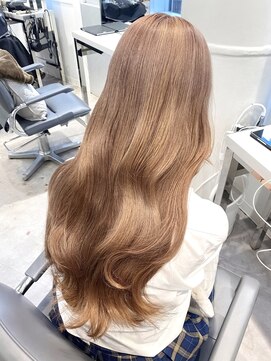 ユーフォリア 渋谷グランデ(Euphoria SHIBUYA GRANDE) ケアブリーチ使用♪ミルクティーベージュ♪