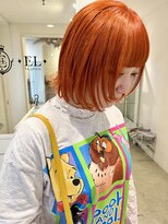 エル(EL by green)&nbsp;(akiko)コックリオレンジとボブレイヤースタイル