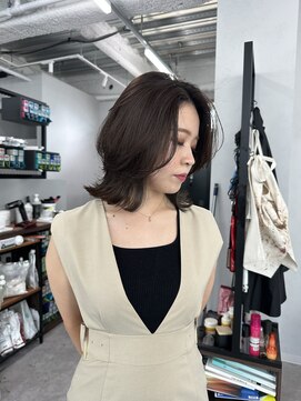 アット(at...) レイヤーカット　くびれヘア　韓国風