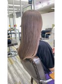 透明感グレージュ