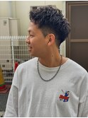 ハイライト/マッシュパーマ/ウルフ/アッシュブラック