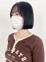 アイティー バイ アルバム 浦和店(IT by ALBUM)&nbsp;韓国ボブ_フルバングレッドブラウンハッシュカット_ba475491