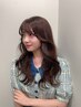 【毎朝の時短に】前髪パーマ+前髪カット+CMCトリートメント　￥4400