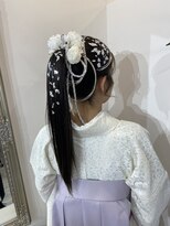 サル ブランシェール(SaLLe BLANCHEUR)&nbsp;卒業式☆ポニーテールアレンジ