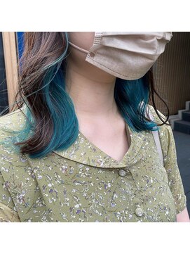 アクト 仙川店(ACT) インナーカラー/ターコイズカラー