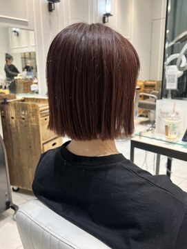 ネオリーブギンザ 銀座店(Neolive GINZA) プツッとボブ　艶カラー　【銀座】福田