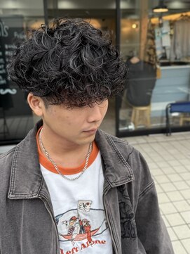 スウェル 柏店(Swell) #ベリーショート#ダークアッシュ#ニュアンスパーマ#韓国マッシュ