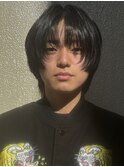 メンズカットメンズウルフメンズミディアムボブ熊本下通