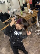 ハルクファースト 札幌(HRK 1st.) キッズカットカラー/ハイトーン/メンズ札幌/札幌メンズパーマ