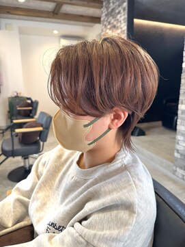 プリームヘアーホワイト(Pleame hair WHITE) 【Pleame hair WHITE】大人の雰囲気!大人気ウルフショート!