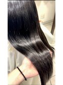 エクステ80本黒髪ロング/長さだし/馴染ませエクステ/