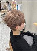 ベージュ ハイトーン ダブルカラー ブリーチ ケアブリーチ
