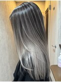 【LUXEN】シルバーバレイヤージュ