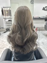 アクション 心斎橋店(ACTION)&nbsp;20代30代レイヤーカット　オリーブグレージュ　髪質改善