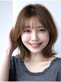レイヤーボブ/レイヤーカット/くびれレイヤー/韓国風ヘア