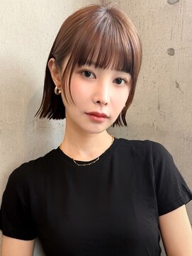 ミンクス 銀座店(MINX) 【MINX銀座】イメチェン似合わせ小顔カットボブくびれヘア