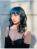 Blue × Black Color