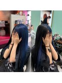 「manabu」ツートンにプルエスクテで逆インナーカラー！
