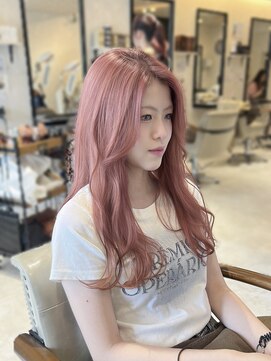 ヘアーメイク ブランニュー 東生駒店(hair make Brand new) 韓国ピンク