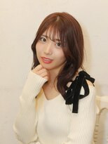 ベレッタ 楠葉店(veretta.)&nbsp;柔らかブラウン/くびれミディ/レイヤーヘア/ひし形シルエット