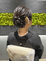 バサラ 大阪梅田店(VASARA)&nbsp;留袖　訪問着　着物　結婚式　参列ヘア　40代に