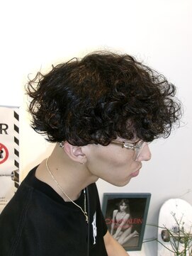 海外プードルパーマ