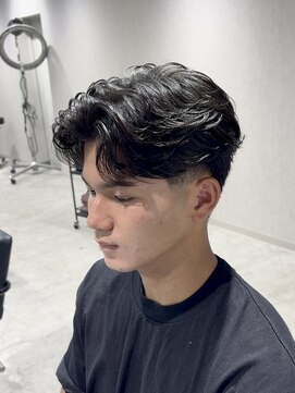 テクト バイアッシュ 吉祥寺店(Tect by Ash) テーパーフェードニュアンスパーマセンターパートフェザーパーマ