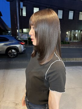 ラック 津田沼(LUCK) グレージュダブルカラーインナーカラーケアブリーチ