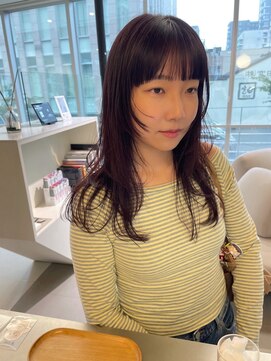 ローレンアオ(LOREN AO) 黒髪/クラゲヘアー/オリーブグレー/小顔/ココアベージュ/矢場町