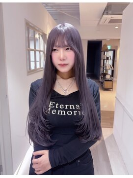 シェーン 仙台駅広瀬通店(schon) ブリーチ2回で叶う くすみ感たっぷりラベンダーグレージュ！