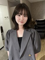 エトワ 中央店(etoi)&nbsp;大分ミディアムボブレイヤーかるめ韓国レイヤーくびれスタイル