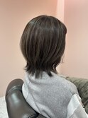 白髪ぼかしハイライト/ミディアムレイヤー
