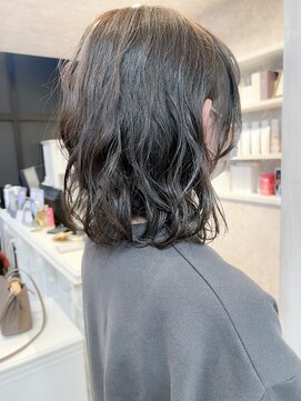 キャアリー(Caary) 福山パーマ20代30代40代50代人気Caaryウェーブ大人ボブ