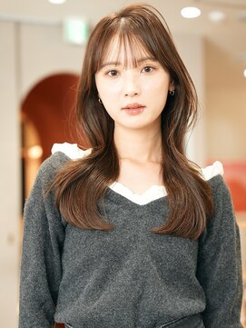 ReFa認定プレミアムサロン 全席個室美容室 Zina ガーデンズ千早【6/27OPEN(予定)】 髪質改善*シースルーダークパープル顔まわり*美髪【Zina千早】