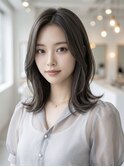 【Labimani】韓国ミディアムレイヤー、くびれレイヤー